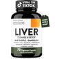 Liver Cleanse Detox & Repair Support Capsules with Milk Thistle & Dandelion Root | Herbal Supplement Pills for Liver Health