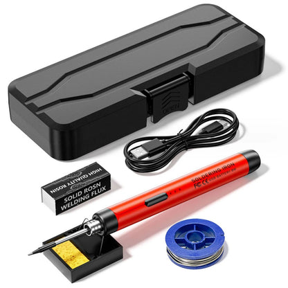 USB Portable Intelligent Electric Soldering Iron Multifunctional Soldering Welding Pen with 300-400℃ Temperature Adjustment