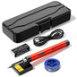 USB Portable Intelligent Electric Soldering Iron Multifunctional Soldering Welding Pen with 300-400℃ Temperature Adjustment