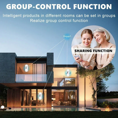 Tuya Zigbee 3.0 Wireless Temperature Humidity Sensor Smart Humidity Detector APP Monitor Voice Control Alexa Google Assistant