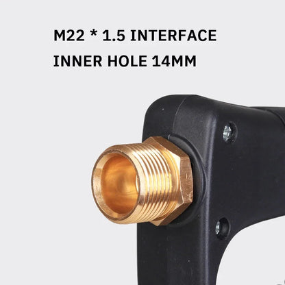 New High Pressure Car Wash Water Gun Aluminum Core Quick Insertion FiveColor Fan Shaped Nozzle Union Nozzle Car Washing