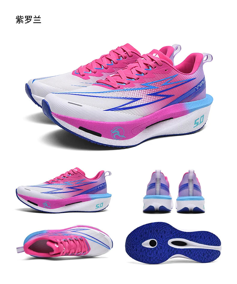 Running Shoes Original Man Carbon Plate Marathon Sports Shoes Cushion Lightweight Woman Comfortable Athletic Speciality Sneakers