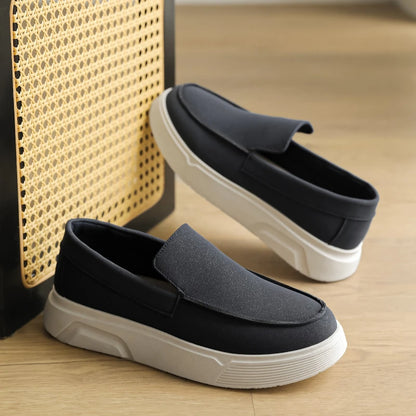 New Designer Business Commute Men's Slip On Loafers Comfortable Shoes Fashion Sneakers Daily Preppy Casual Suede Leather Shoes