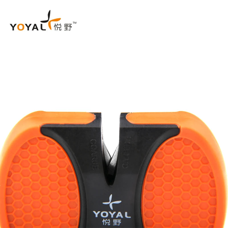 YOYAL Professional Outdoor Mini Knife Sharpener Ceramic and Carbide Knife Sharpening afiador diamante machines TAIDEA
