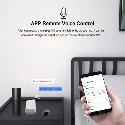 ZIGBEE/WiFi Smart Switch 30A 6600W/4000W Relay Module AC DC7-32V 85-250V Timer Home Automation Alexa Works with Tuya Smartlife