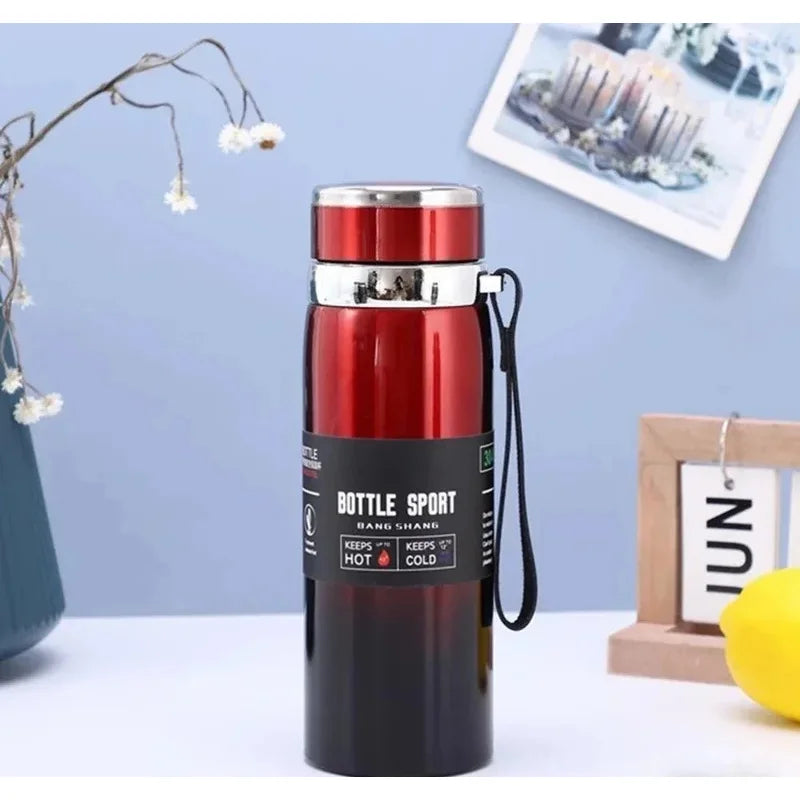 1L Stainless Steel Vacuum Insulated Thermal Flask Bottle for Hot Cold Water Coffee Tea Portable Double Wall BPA Free