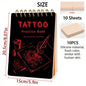 SUANGL Tattoo Practice Skin Book Set-10 Sheets of 1mm Double-side Skin Suitable for Beginners and Studio Students To Practice