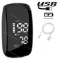 Rechargeable Medical Oximeter Strap Lanyard Fingertip Pulse Oximeter Blood Oxygen Saturation Monitor Digital LED Display Child
