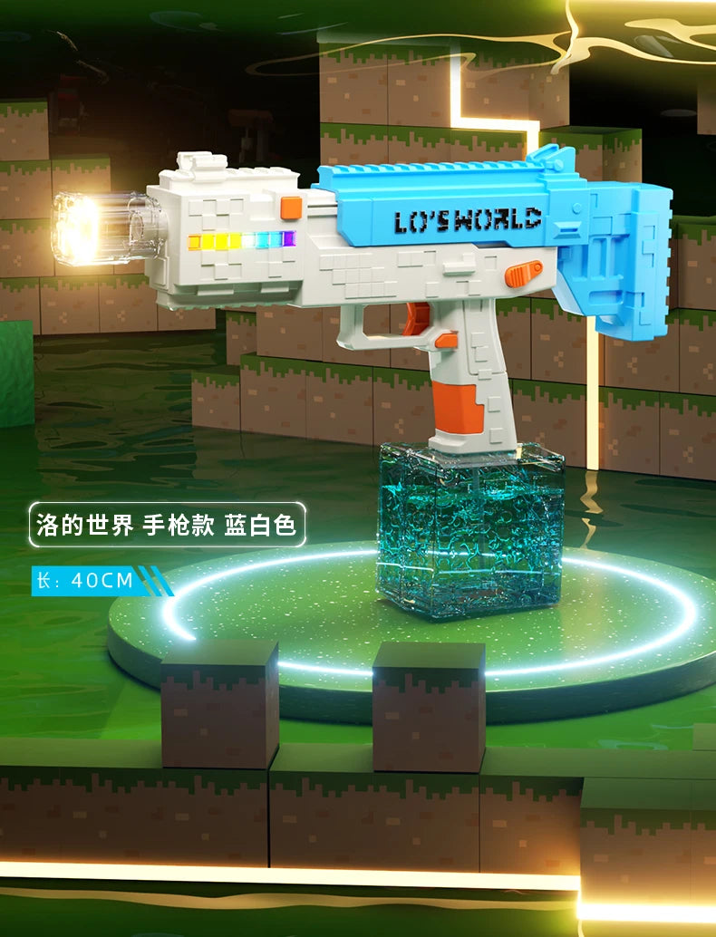 Electric Water Guns Toys Automatic Water Suction Powerful Squirt Blasters Summer Toys Outdoor Beach Toy for Kids Adults Gift