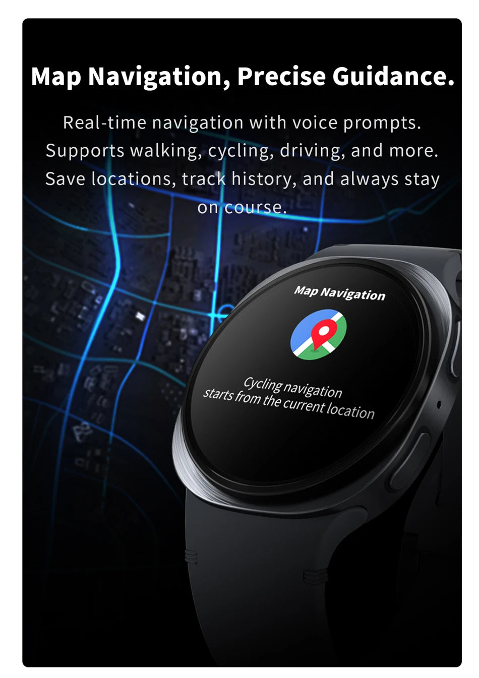Smart Watch GPS Track Smart Watches For Men Women Sport Heart Rate Bluetooth Call NFC IP68 Waterproof Compass Smartwatch 8 Mini