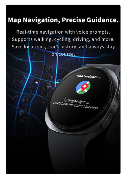 Smart Watch GPS Track Smart Watches For Men Women Sport Heart Rate Bluetooth Call NFC IP68 Waterproof Compass Smartwatch 8 Mini