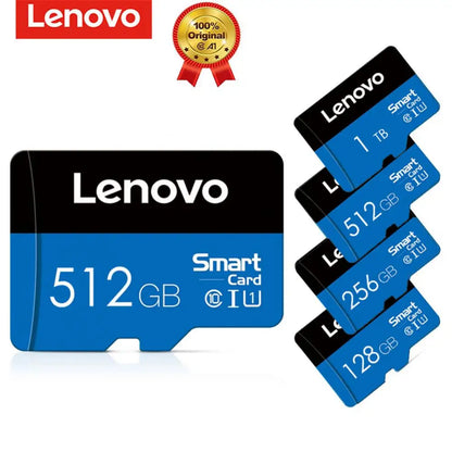 Lenovo High Speed Memory Card 1TB Cartao De Memoria 512GB Micro SD Card 256GB Class 10 TF Flash Card For Phone Tablet UAV NEW