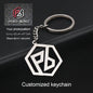 Personalized Logo Keychain, Wholesale Custom Company Logo Pendant, Stainless Steel Material Custom Metal Badge Keyring, Pendant