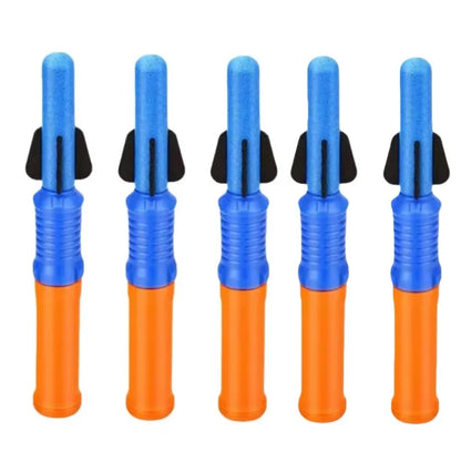 1-5pcs Hand-Propelled Rocket Launcher Toy Set Foam Rocket Children Outdoor Birthday Gift Funny Summer Garden Game Party Discount