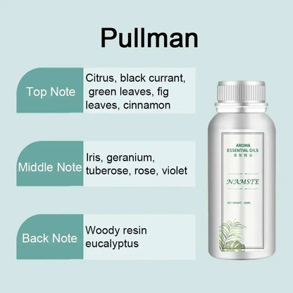 500ML Air Freshener Essential Oil Diffuser Refill Air Purifier for Hotels Electric Aromatic Oasis Humidifier Car Smoke Generator