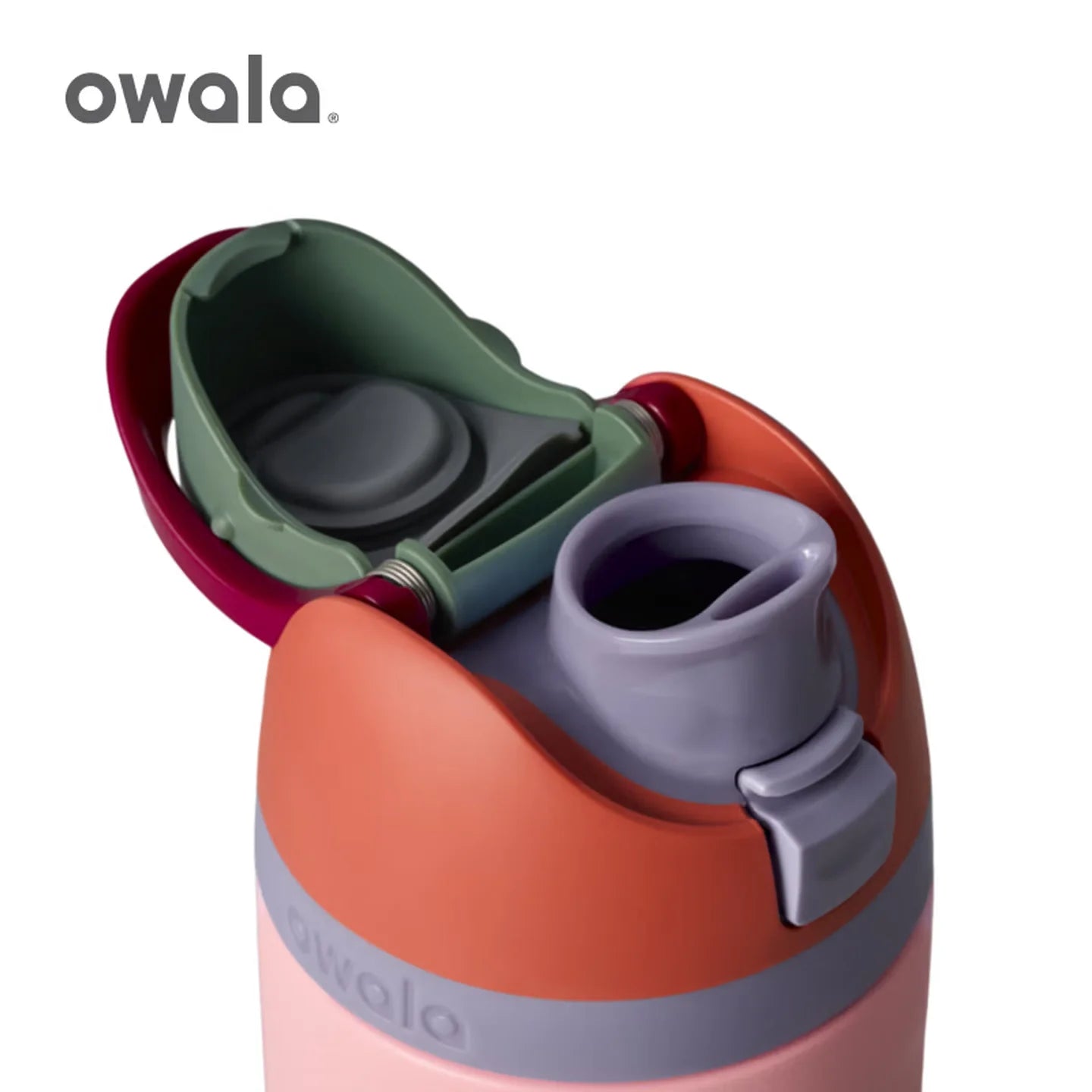 Owala portable cup, one handed open lid, large capacity water cup, straw cup, insulated cup, 710mL | Sugar High