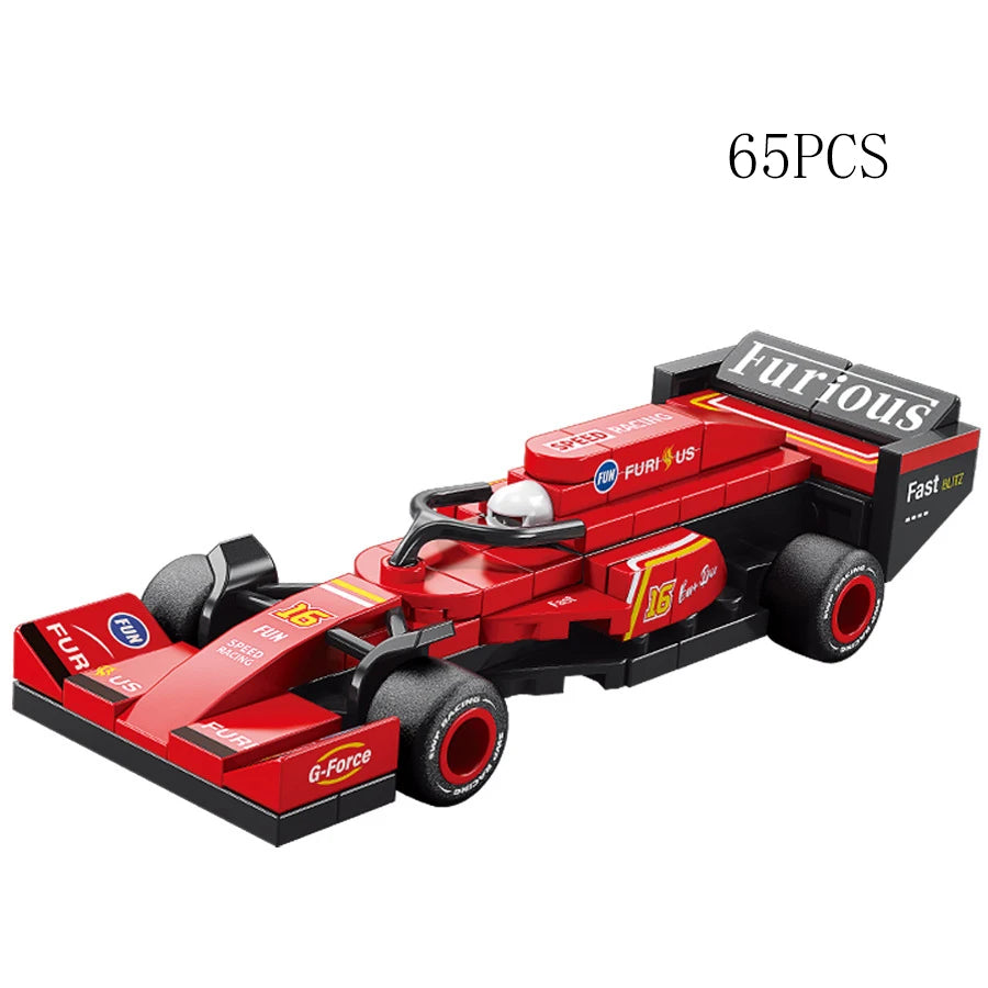 City Speed Racing MOC Car Sports Building Blocks Bricks Classic Rally sport Super Racer Vehicles Christmas gift Technical toys