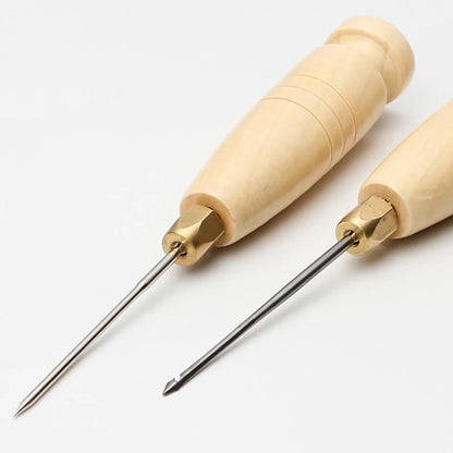 Leather Sewing Awl Set Replaceable Multifunctional Shoes Repair Tool Kit Punch Stitching Needles DIY Sewing Leathercraft