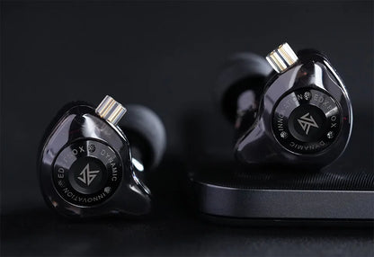 KZ EDX Pro X dynamic driving headphones in-ear monitoring earplugs HIFI bass hi-fi headphones stage sports headphones