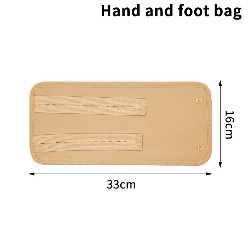 Reusable Waist Wrap Castor Oil Pack Kits For Insomnia Constipation Inflamma Back Massager Waist Massage Tools Accessories