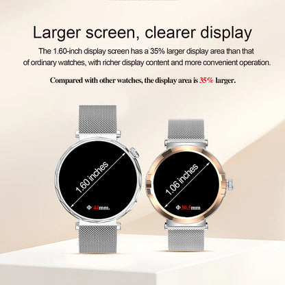 LIGE 2025 Smart Watch Women Full Circle Touch Screen Bluetooth Call Men Smartwatch Waterproof Sport Activity Fitness Watch Women