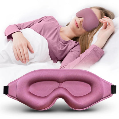 Eye Mask for Sleeping 3D Contoured Cup Blindfold Concave Molded Night Sleep Face Masks Block Out Light with Women Men Eyepatch