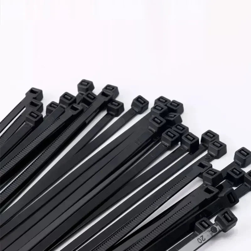 Self-locking plastic nylon tie Black 5x300mm cable tie fastening ring 8*500mm cable tie zip wraps strap nylon cable tie 5*300mm