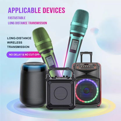 G-MARK SKM9000 Wireless Microphone Professional UHF Frequency Adjustable Metal Sheel For Paryt Show Teaching Wedding