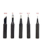 JCD Soldering Iron Tips black Pure Copper Soldering Tip 5pcs/set 900M-T Lead-free Welding Solder Rework Tools Accessories