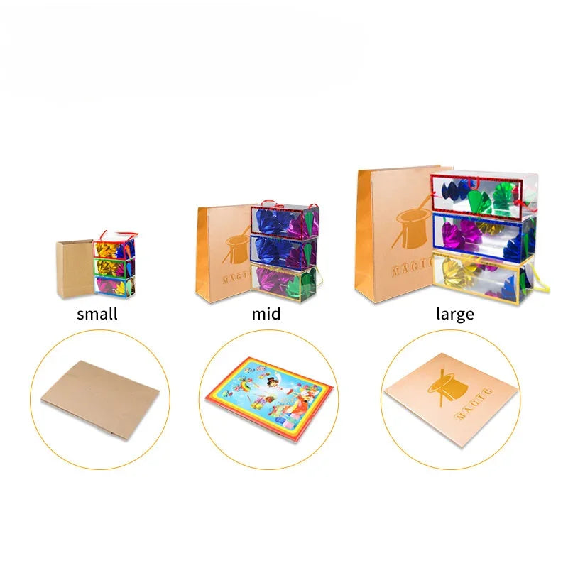 The Small Flower Box Production Dream Bag Magic Tricks Close Up Easy Magic Accessories Small Size