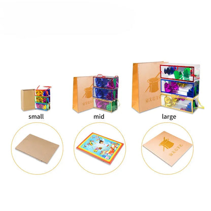 The Small Flower Box Production Dream Bag Magic Tricks Close Up Easy Magic Accessories Small Size