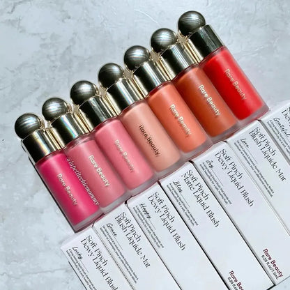 Rare Beauty Lipstick Liquid Blush Highlight Liquid Highlighter Lip Gloss Lasting Waterproof Moisturizing Plumping Makeup Product