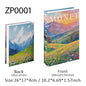 Open Luxury Fake Book Storage Box Home Decor Fashion Paris Decorative Books Interior Decoration Coffee Table Bedroom Ornaments
