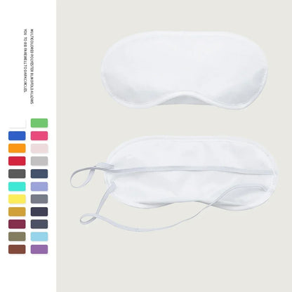 Silk Sleep Eye Mask Padded Shade Eye Cover Patch Sleeping Mask Eyemask Blindfolds Travel Relax Rest Women Men