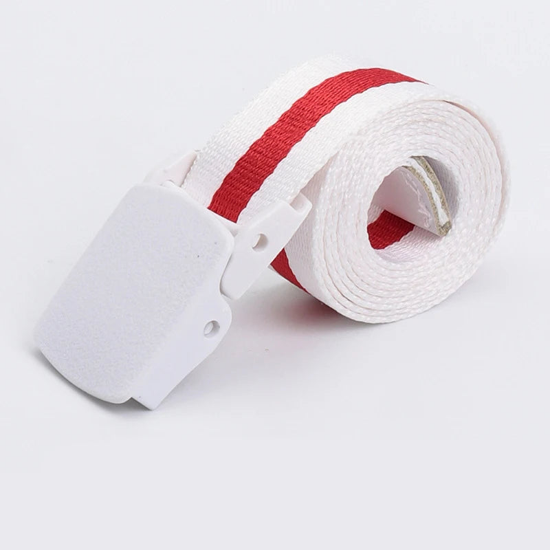 Colorful Canvas Tactical Belt Unisex Fashion Casual Luxury Trend Jeans Accessories Youth Nylon Girdle Cute Kids Hunting Belt