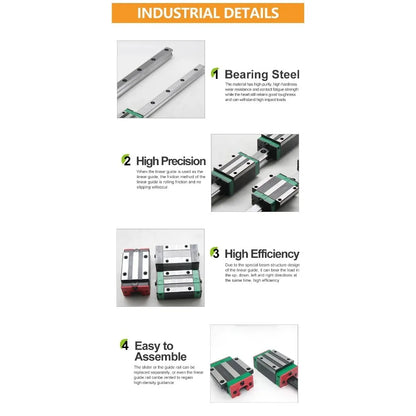 HGH15CA HGW15CC HGH20CA HGW20CC HGH25CA HGW25 HGH30 HGW30 slider block match use HGR linear guide for linear rail CNC diy parts