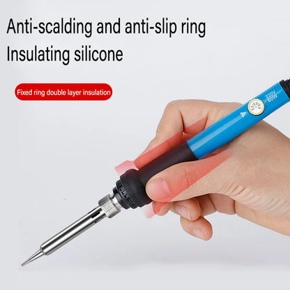 220V/110V 60W Electric Soldering Iron Set Adjustable Temperature Electric Soldering Iron Repair Electronics soldering tools