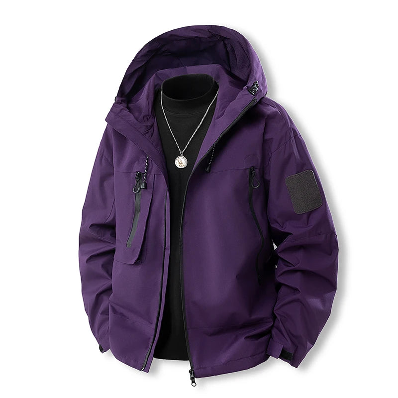 Men autumn and winter cotton jacket, warm and comfortable padded thick down jacket 2023 New double-sided cotton jacket M-5XL