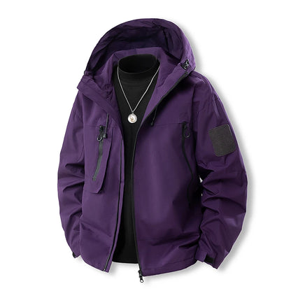 Men autumn and winter cotton jacket, warm and comfortable padded thick down jacket 2023 New double-sided cotton jacket M-5XL