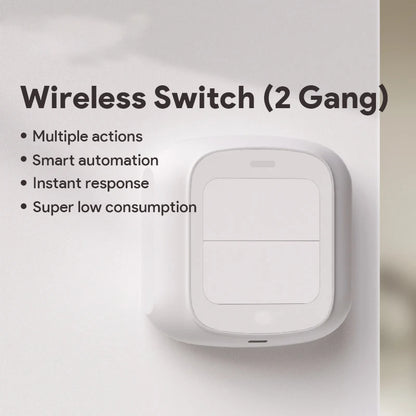 Tuya Smart WiFi/Zigbee Switch Push Button Switch 2Gang 4 Scene Wireless Smart Home Remote Controller Automation Scenario Switch