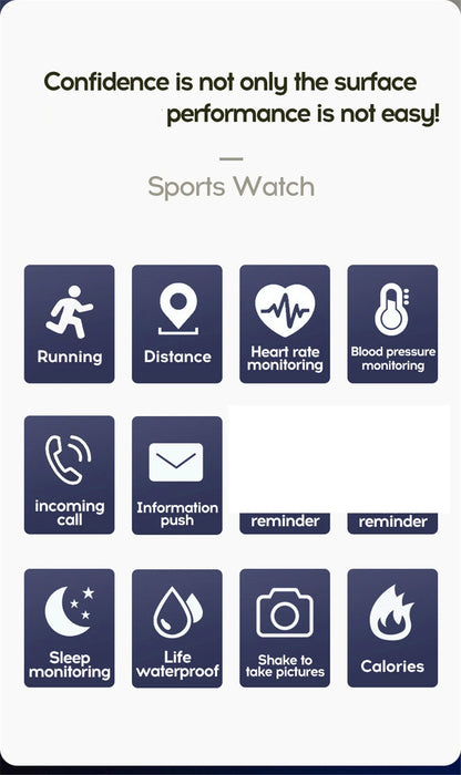 Smart Watch For Women Men Wristwatch Bluetooth Connected Phone Music Player Fitness Sport Bracelet Sleep Monitor Digital Watches
