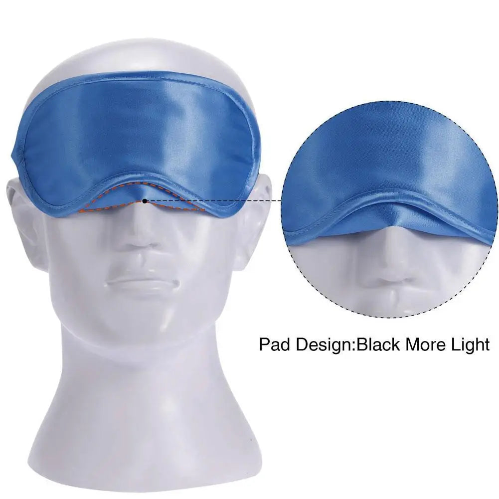 Imitated Silk Eye Patch Shading Sleep Eye Mask Eye Patch Lunch Break Sleep Eye Mask Travel Relax Cover Eyeshade Cover
