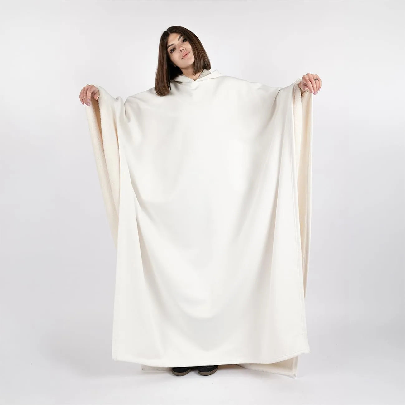 Eden Hoodie Unisex Oversized Hoodie Cloak light weight Super Warm Ultra-Soft Faux Fur Liner Winter Cloth Gift for Christmas