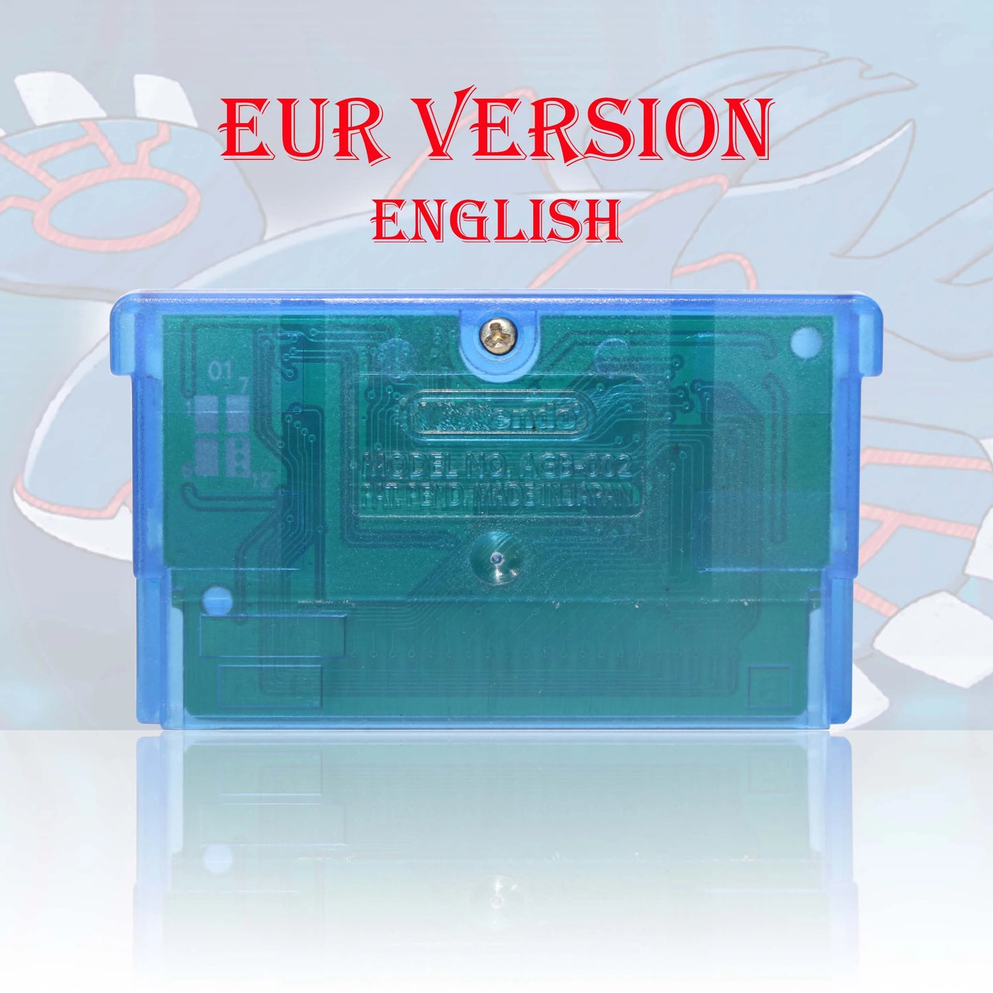 GBC/GBA EUR Version Pokemon Crystal/Yellow/Emerald/Fire Red/Leaf Green Game Cartridge Video Game Card High Quality with Battery