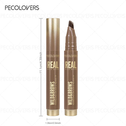 1PC Liquid Eyebrow Pencil - Multi-Function Hairline Filling, Ideal for Holiday Makeup (Christmas)