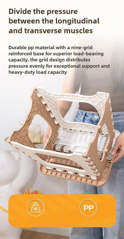 Portable Folding Plastic Stool Outdoor Fishing Camping Bench Small Mazar for Adult Kids Train Trip Garden Use