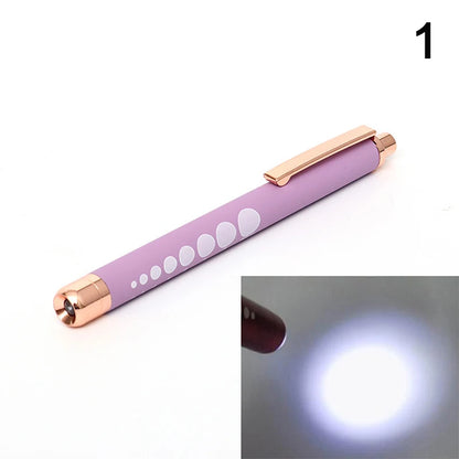 ★★★LED Medical Penlight Flashlight With Pupil Gauge Pocket Clip Pen Light For Doctor Nurse Diagnosis