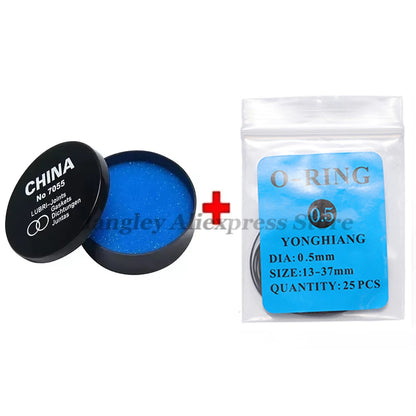 Watch Gasket Grease Watch Case Rubber Waterproof O-Ring Seal 0.5/0.6/0.7/0.8mm Oil-resistant Watch Repair Tool for Watchmaker