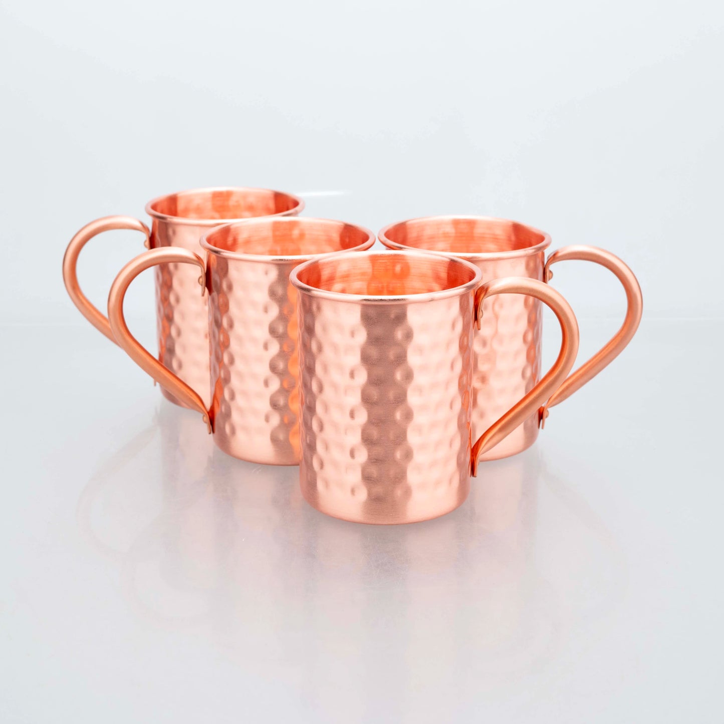 400ml Vintage Pure Copper Cup, Thickened Hammer Texture 100% Copper Breakfast Milk Coffee Mug, Handcrafted Tea Tumbler Drinkware