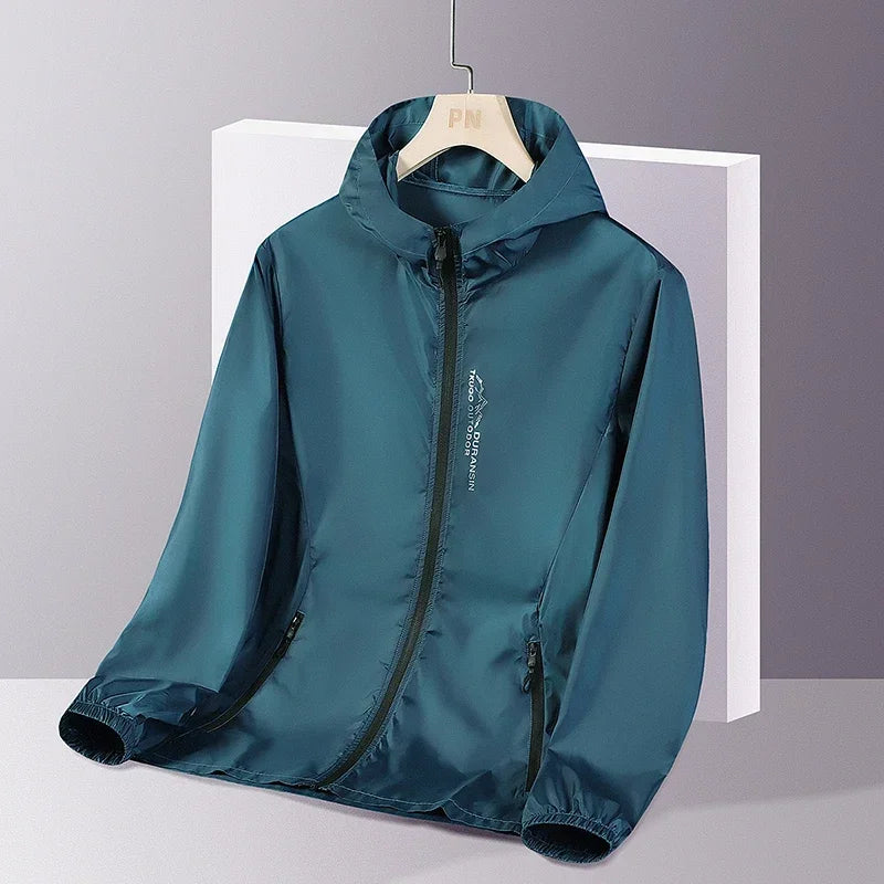 NEW 2025 Sunscreen Coats Men's Breathable Sports Waterproof Jacket Summer UV Protection Outdoor Fishing Skin Clothing
